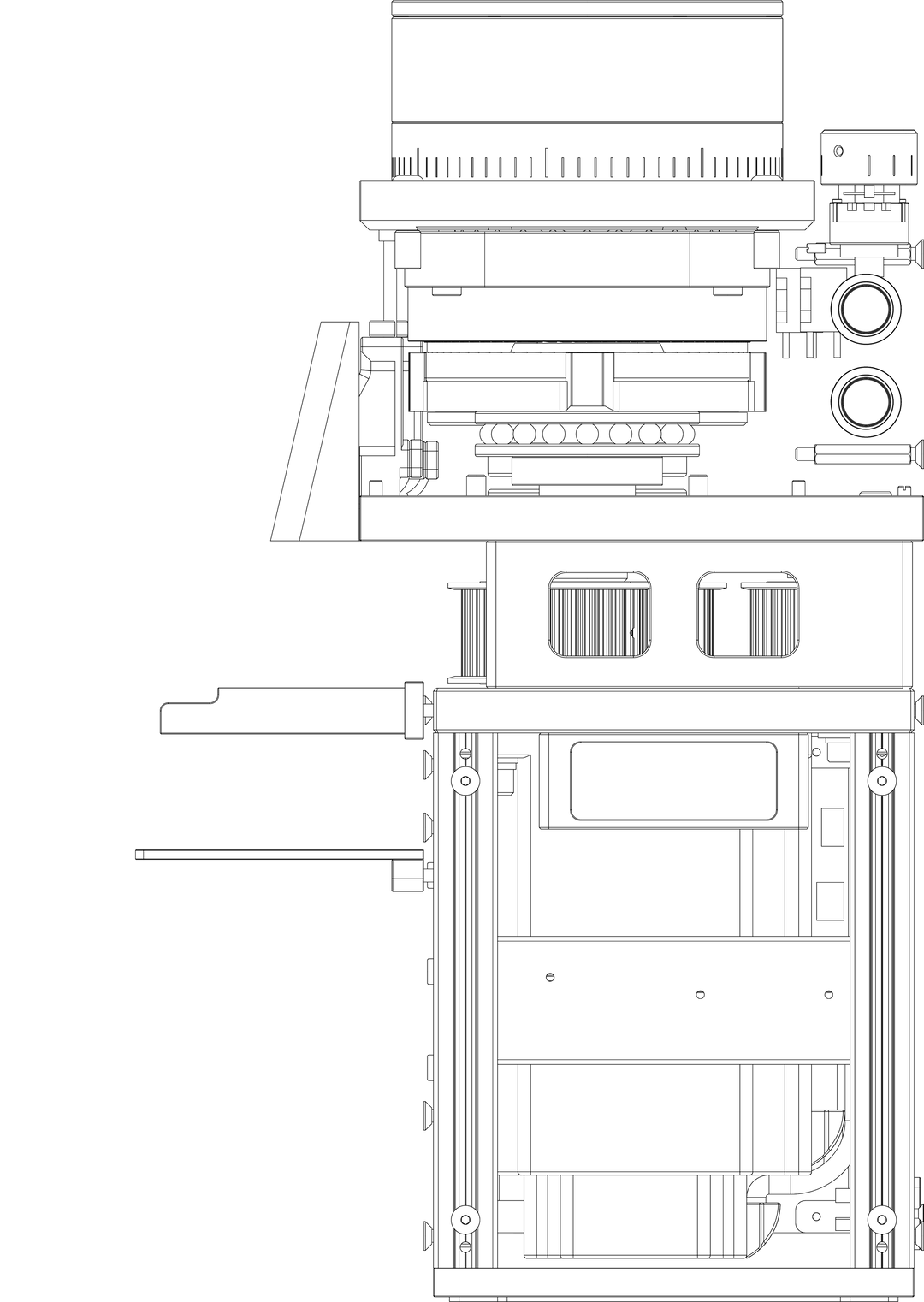 Option-O LAGOM GDS PCS und Burr Architektur Illustration