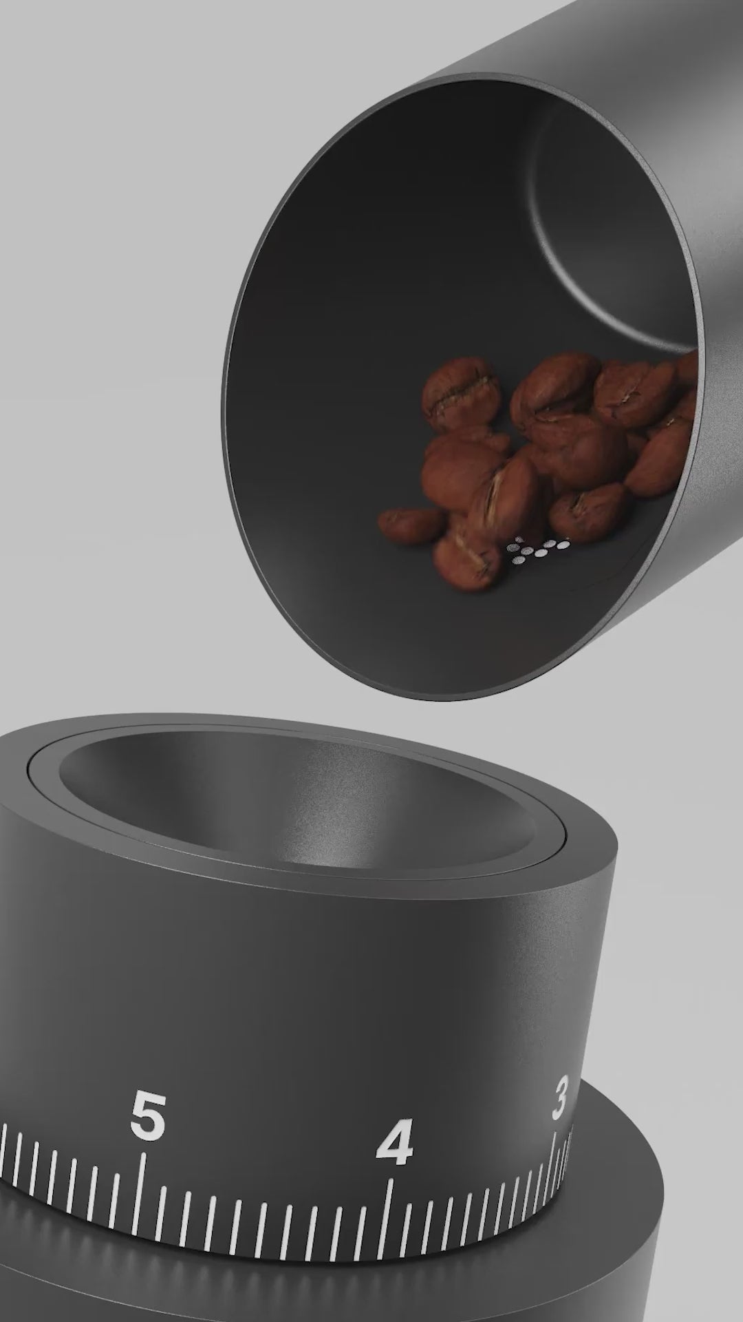 Subminimal Subscale Dosing Cup con funzione di pesata