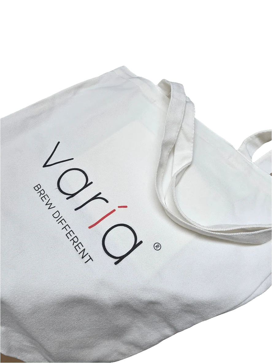 Varia Tote Bag robuste Tragetasche Weiss – Coffee Coaching Club 1