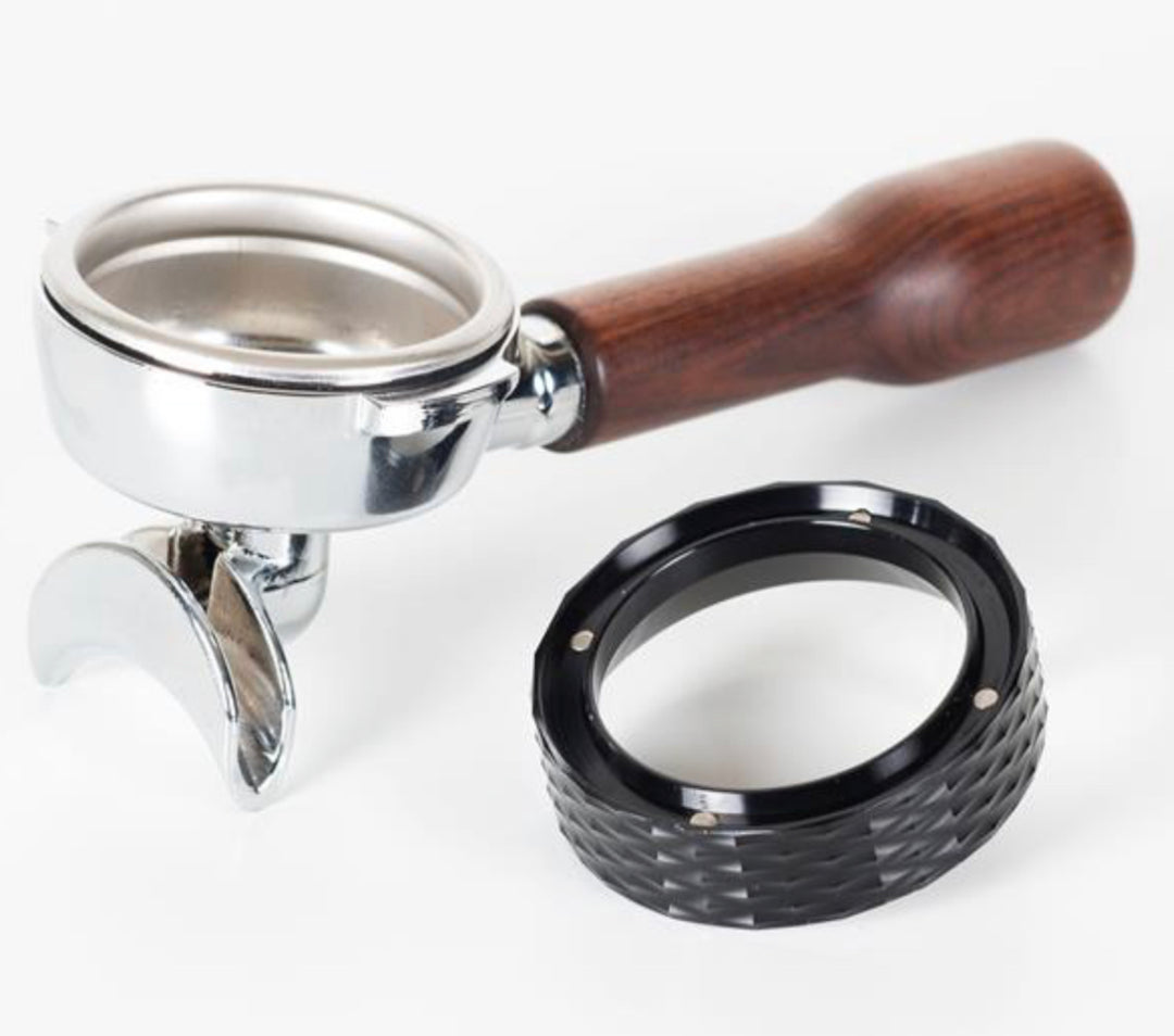 Funil doseador de pó, magnético, preto 58mm dosing funnel - Coffee Coaching Club