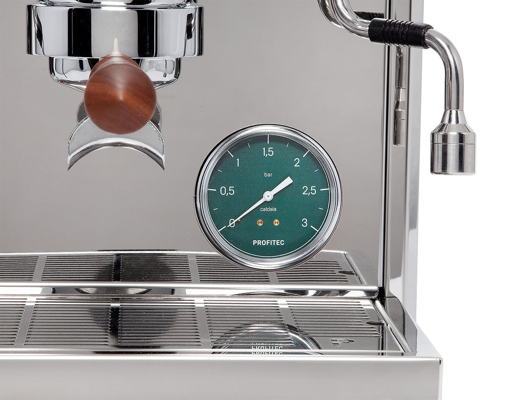 Profitec Pro 800 piniengrünes Manometer – Detail – Coffee Coaching Club 3