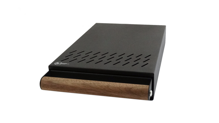 CKDC knock box drawer "ProCub 1" - Black / Walnut (20x30x5.5) - Coffee Coaching Club