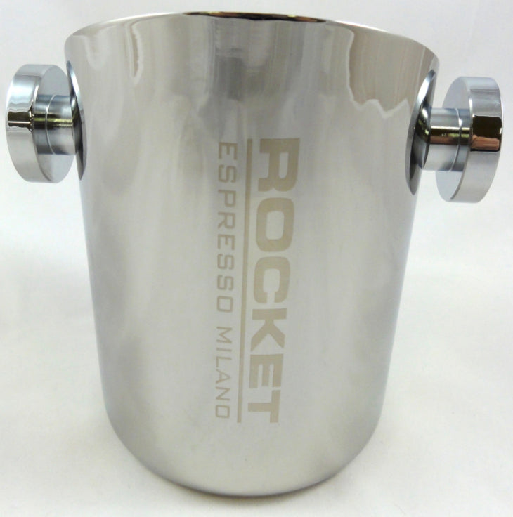 Rocket knock box, stainless steel, knock bar detail – Coffee Coaching Club 2