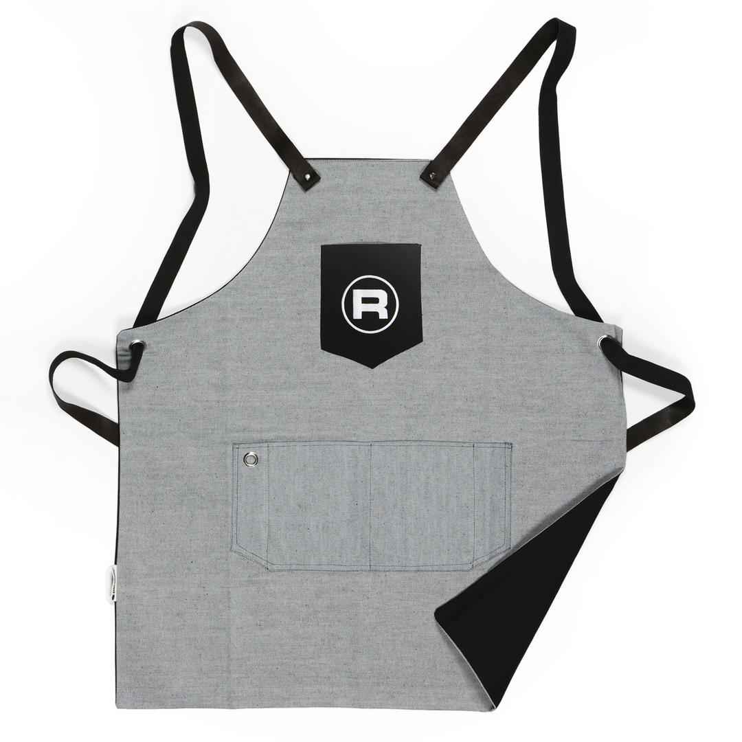 Rocket barista apron, reversible, black straps – Coffee Coaching Club 1