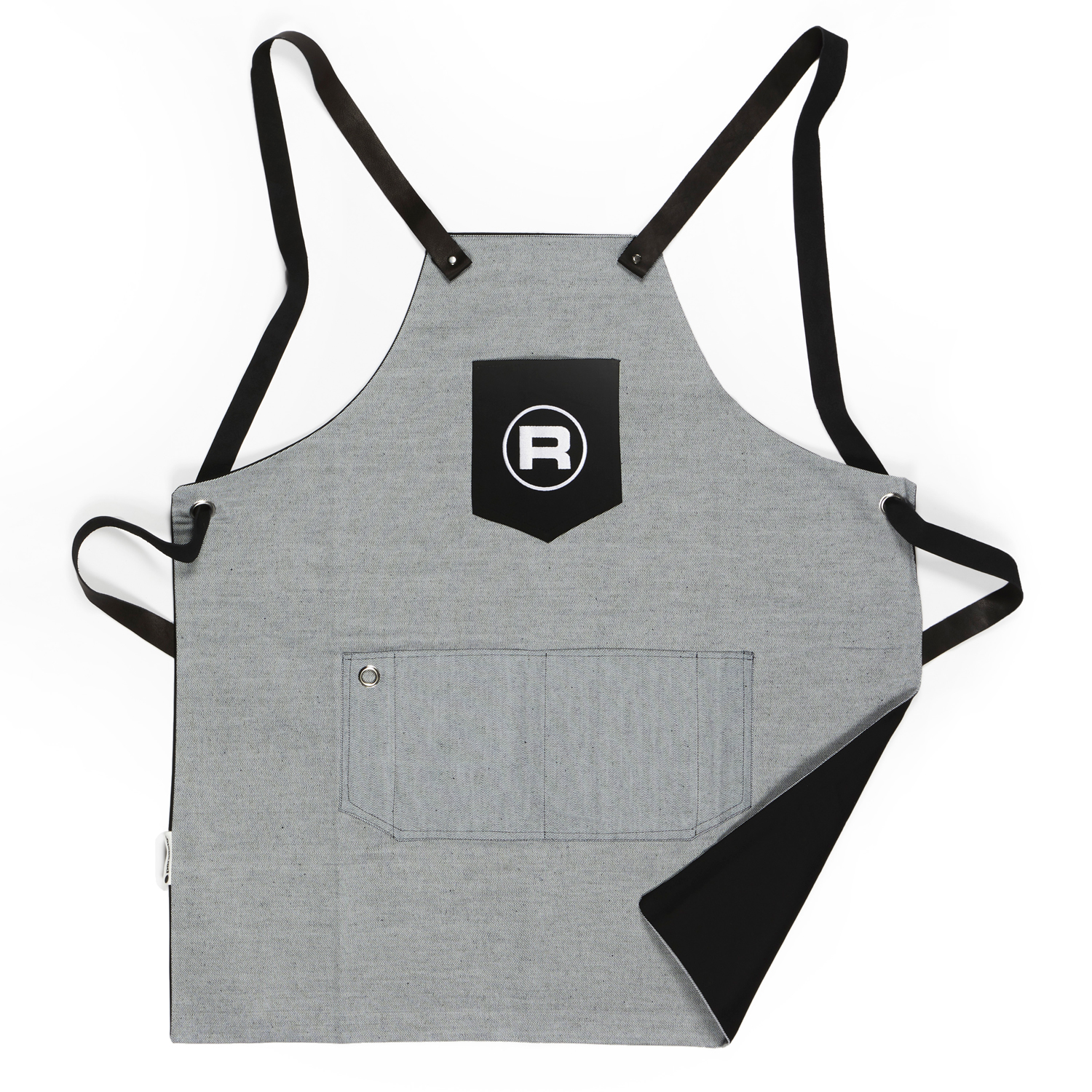 Rocket Barista-Schürze wendbar schwarze Träger – Coffee Coaching Club 1