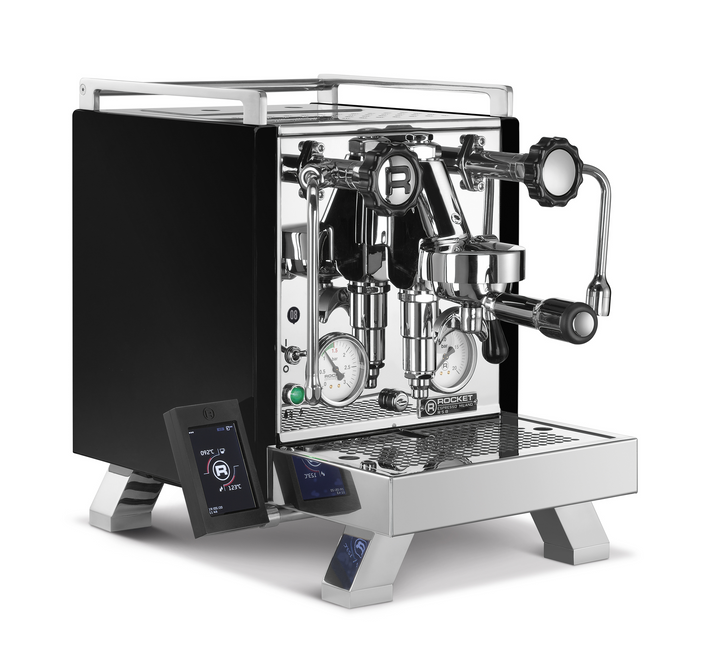 Rocket R Cinquantotto machine à espresso double chaudière en noir – Coffee Coaching Club 1